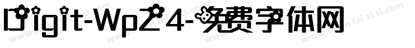 Digit-WpZ4字体转换