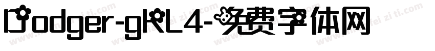 Dodger-gKL4字体转换