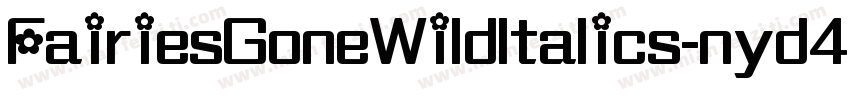FairiesGoneWildItalics-nyd4字体转换