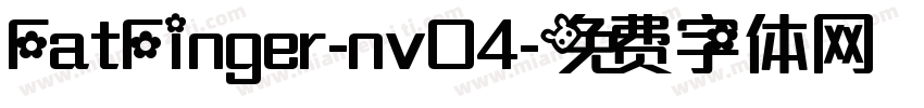 FatFinger-nvO4字体转换