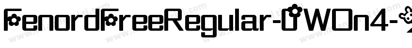 FenordFreeRegular-0WOn4字体转换