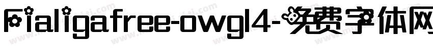Fialigafree-owgl4字体转换