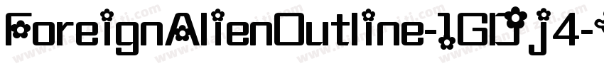 ForeignAlienOutline-1GDj4字体转换