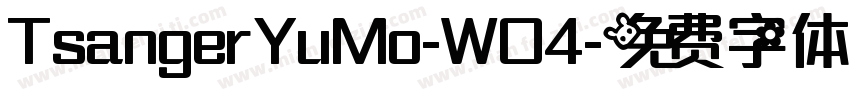TsangerYuMo-WO4字体转换