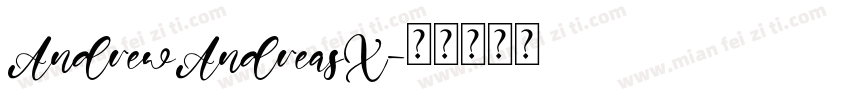 AndrewAndreasX字体转换