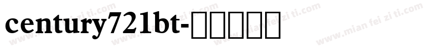 century721bt字体转换
