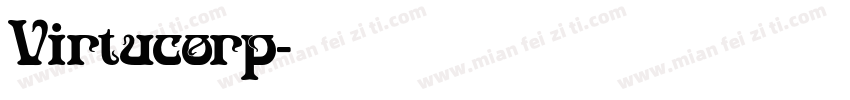 Virtucorp字体转换