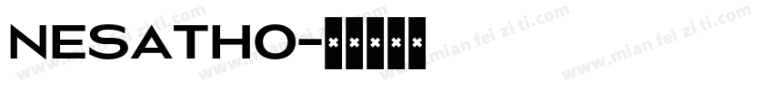 Nesatho字体转换