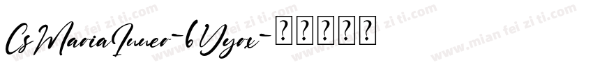 CsMariaInner-6Yyrx字体转换