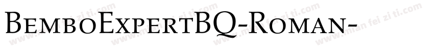 BemboExpertBQ-Roman字体转换