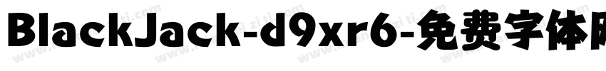 BlackJack-d9xr6字体转换
