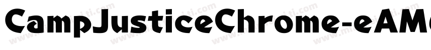 CampJusticeChrome-eAM6字体转换