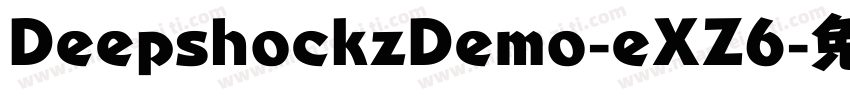 DeepshockzDemo-eXZ6字体转换