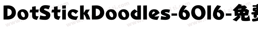 DotStickDoodles-6Ol6字体转换