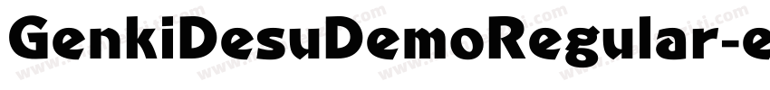 GenkiDesuDemoRegular-eZwD6字体转换