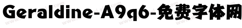 Geraldine-A9q6字体转换