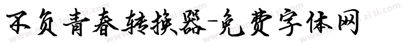 不负青春转换器字体转换