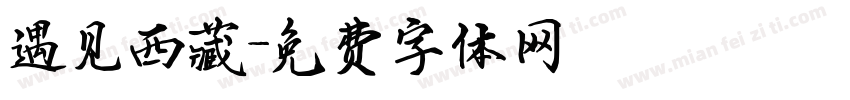 遇见西藏字体转换