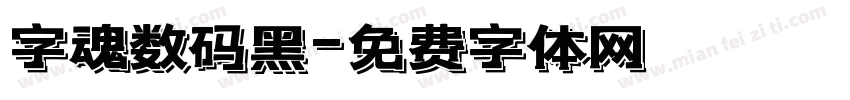 字魂数码黑字体转换
