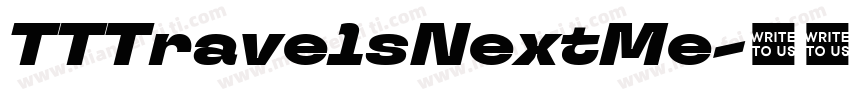 TTTravelsNextMe字体转换