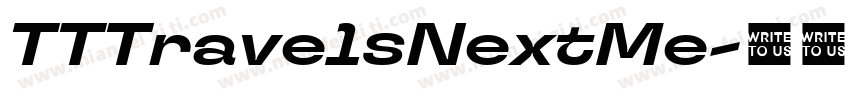TTTravelsNextMe字体转换