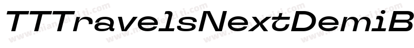 TTTravelsNextDemiBol字体转换