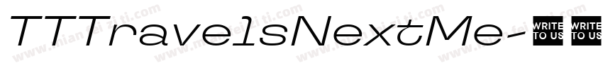 TTTravelsNextMe字体转换