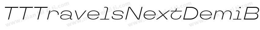 TTTravelsNextDemiBol字体转换