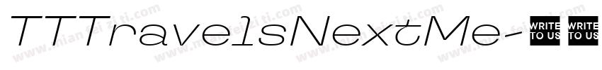 TTTravelsNextMe字体转换