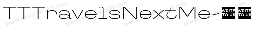 TTTravelsNextMe字体转换