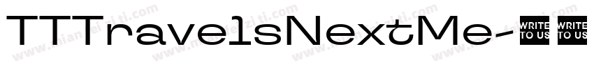 TTTravelsNextMe字体转换