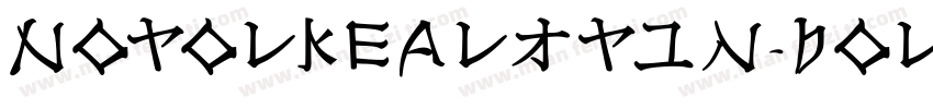 NotolKEALatin-Bold字体转换