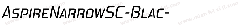 AspireNarrowSC-Blac字体转换