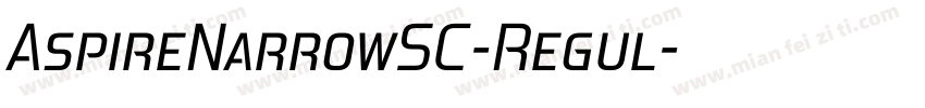 AspireNarrowSC-Regul字体转换