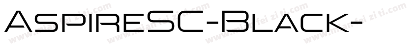 AspireSC-Black字体转换