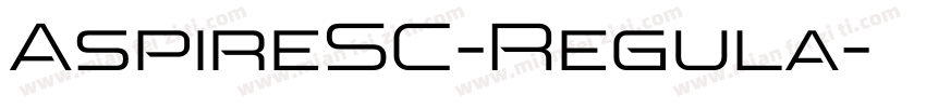 AspireSC-Regula字体转换