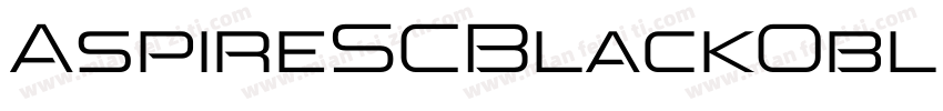 AspireSCBlackObliqu字体转换