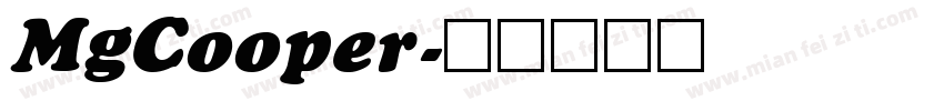 MgCooper字体转换