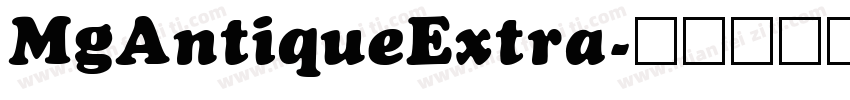 MgAntiqueExtra字体转换 MgAntiqueExtra字体转换