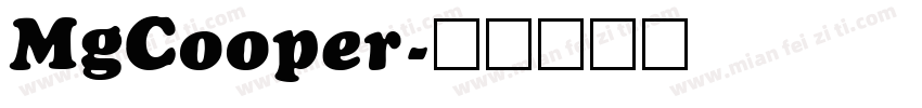 MgCooper字体转换
