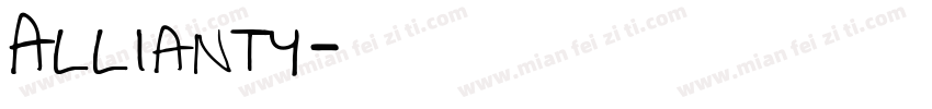 Allianty字体转换