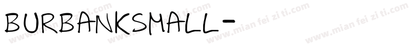 burbanksmall字体转换