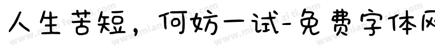 人生苦短，何妨一试字体转换