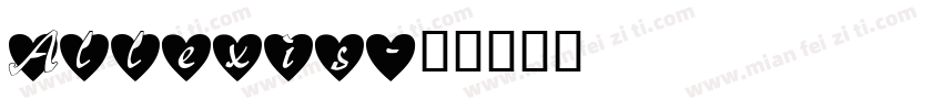 Allexis字体转换