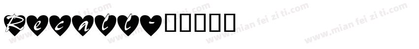 Recall字体转换