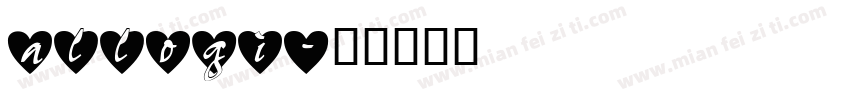 allogi字体转换