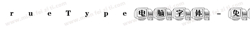 rueType电脑字体字体转换