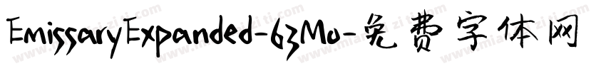 EmissaryExpanded-63Mo字体转换