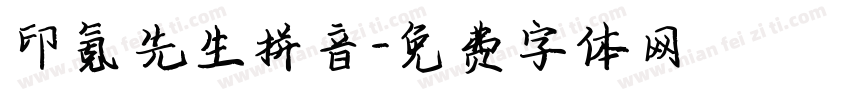 印氪先生拼音字体转换