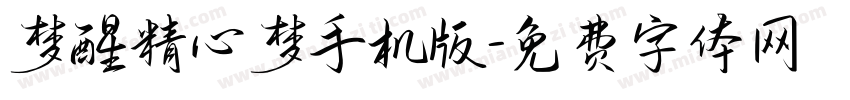 梦醒精心梦手机版字体转换